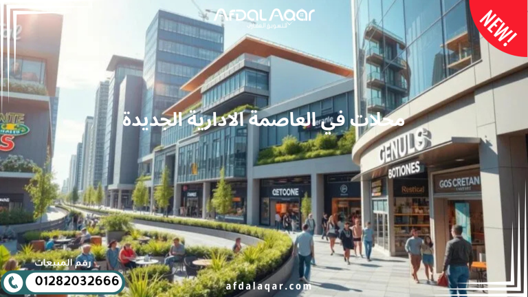 محلات في العاصمة الادارية الجديدة