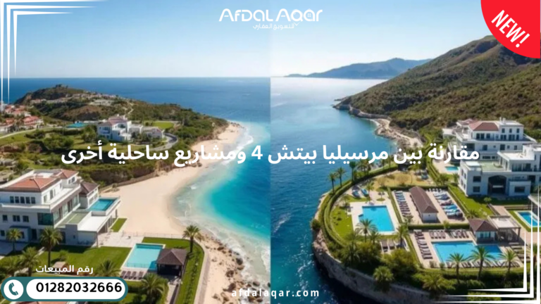 مقارنة بين مرسيليا بيتش 4 ومشاريع ساحلية أخرى