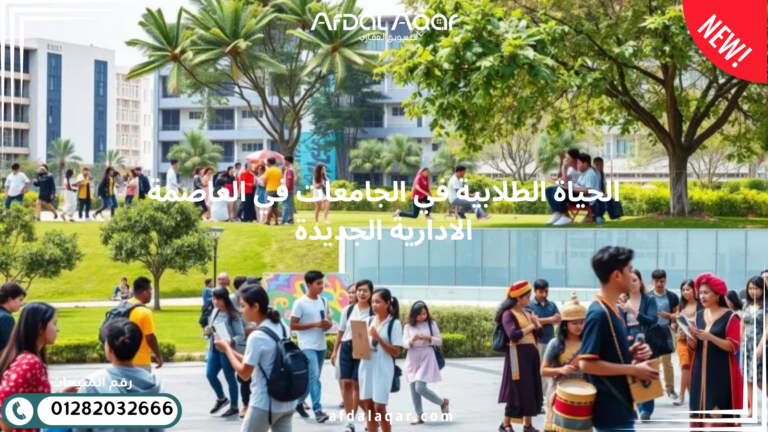 الحياة الطلابية في الجامعات في العاصمة الإدارية الجديدة