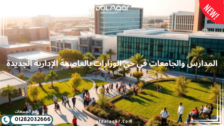 المدارس والجامعات في حي الوزارات بالعاصمة الإدارية الجديدة