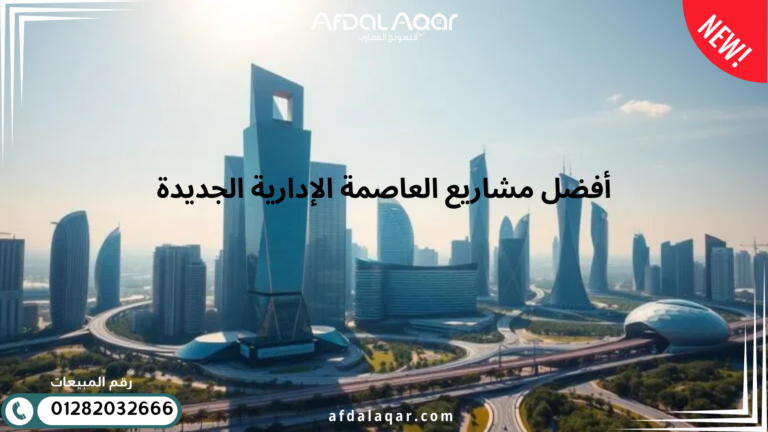 أفضل مشاريع العاصمة الإدارية الجديدة