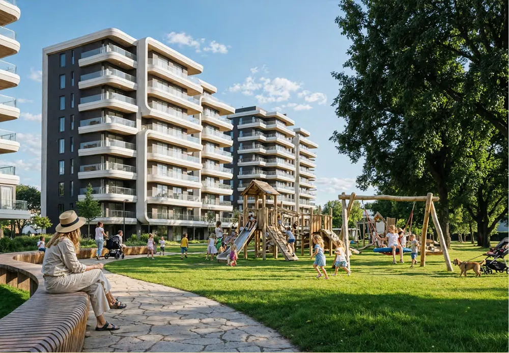 Park Views in 6th of October City by Palm Hills Developments في 6th of October City - صورة المشروع