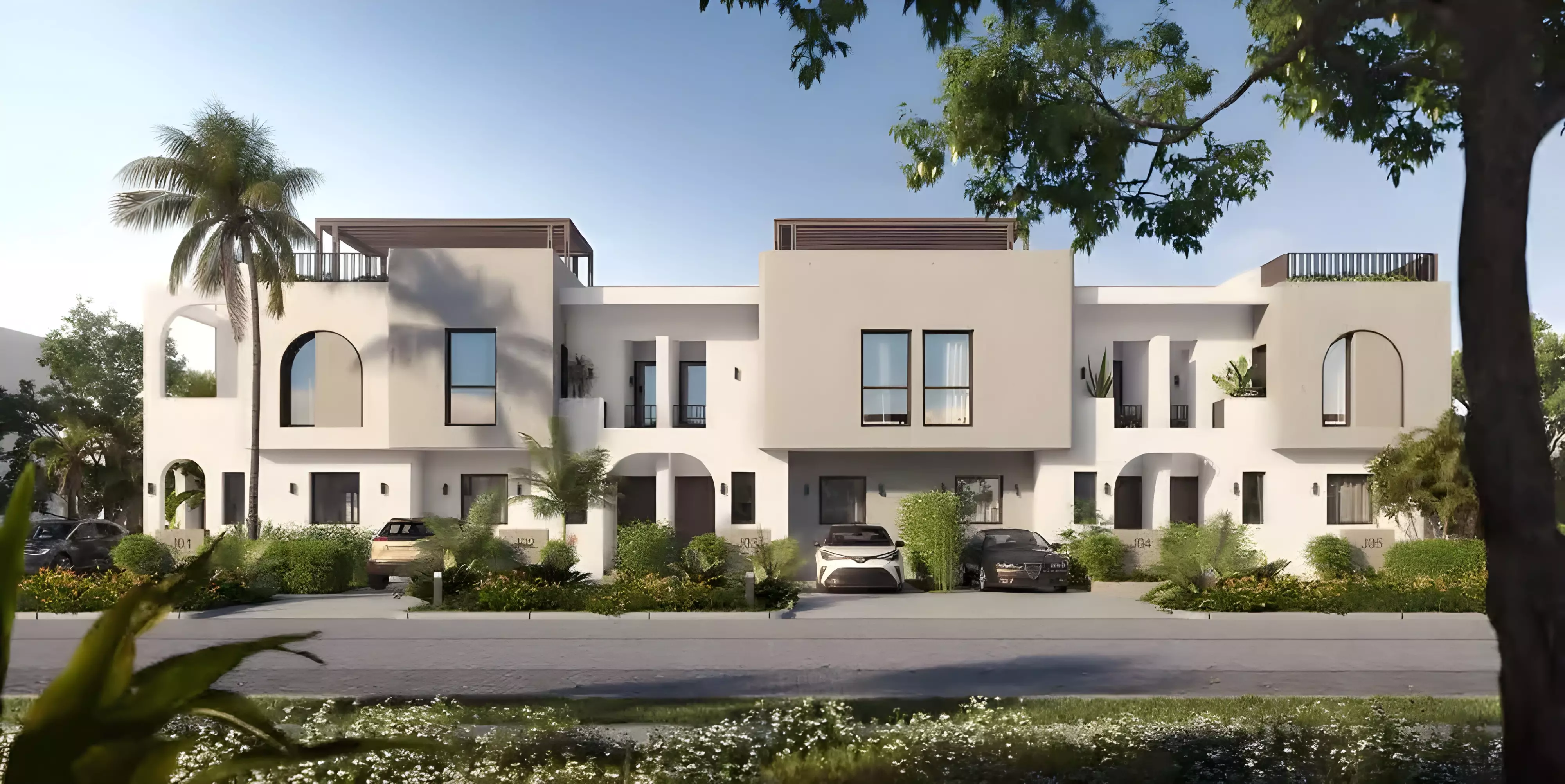 Green Valley in October Gardens by Orascom Development Egypt في October Gardens - صورة المشروع