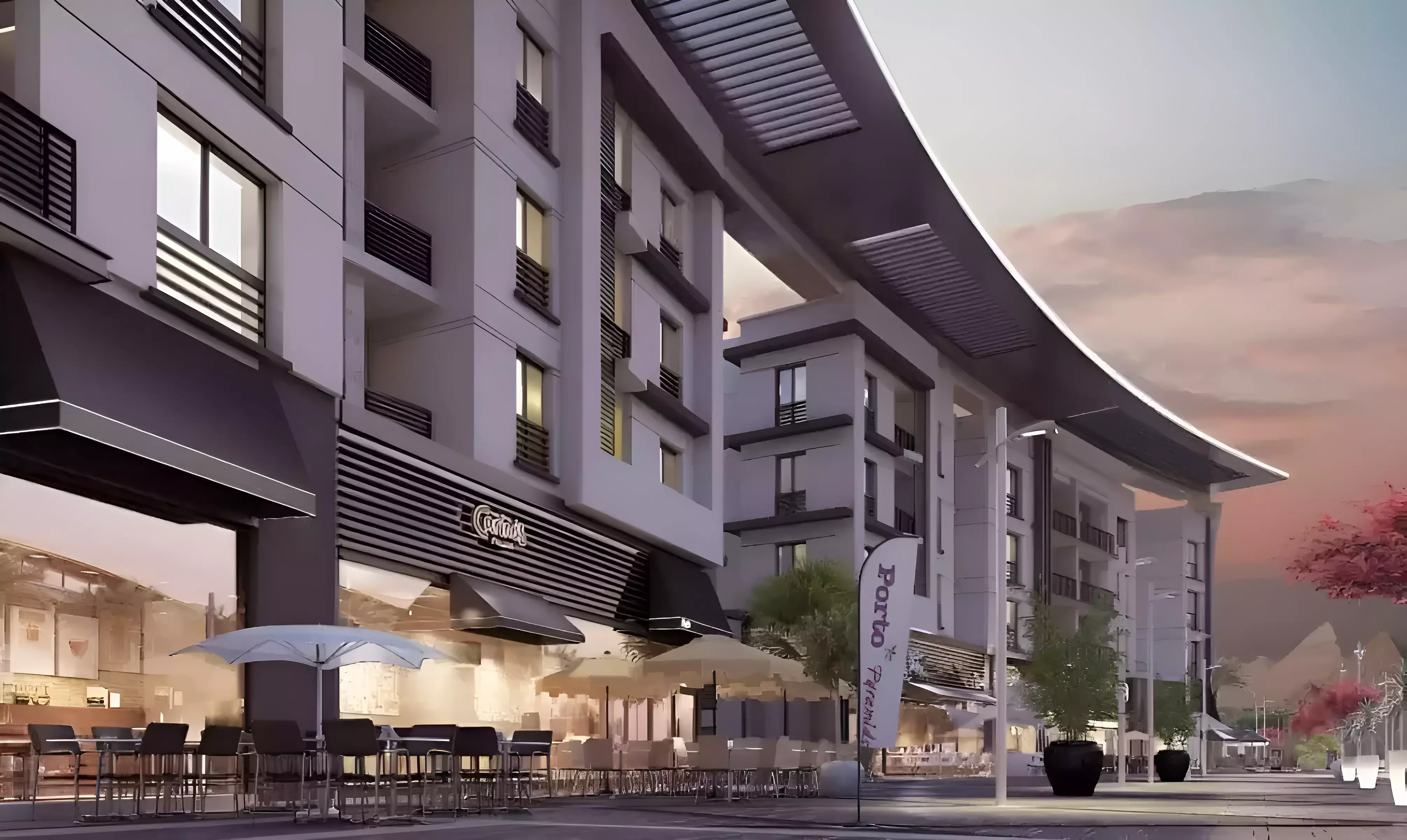 Porto Pyramids in 6th of October City by Amer Group في 6th of October City - صورة المشروع