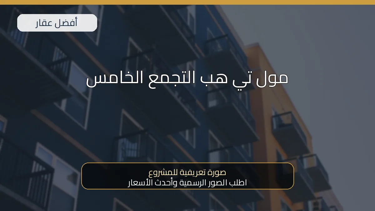 مول تي هب التجمع الخامس — صورة تعريفية للمشروع