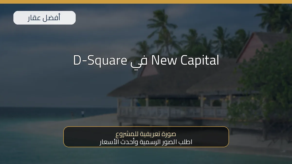 ​​D-Square في New Capital — صورة تعريفية للمشروع